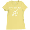 save gas run Ladies Fitted T-Shirt
