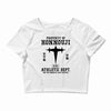 Property Of Honnouji Athletics Dept. Crop Top
