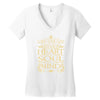 love the lord your god heart soul mind Women's V-Neck T-Shirt