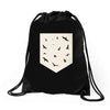 Free Birds Pocket Drawstring Bags