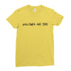 hallowee and boo Ladies Fitted T-Shirt