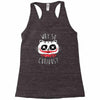 why so curious Racerback Tank