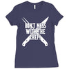 don't mess with the chef Ladies Fitted T-Shirt