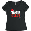banter claus funny Women's Triblend Scoop T-shirt