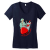 it's not rocket surgery Women's V-Neck T-Shirt
