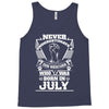 Never Underestimate Dog Rescuer Who Was Born July Tank Top
