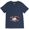 October Peeking Out Baby Girl V-Neck Tee