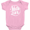 white lion Baby Onesie