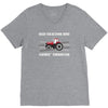 case ih red tractor boy comin' through V-Neck Tee