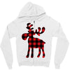 lumberjack reindeer Zipper Hoodie
