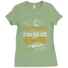 I'm a december woman I was born with my heart Ladies Fitted T-Shirt