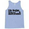 life begins after coffee Tank Top