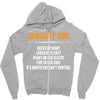 January Girl Hated By Many Zipper Hoodie