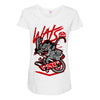 wats 3 Maternity Scoop Neck T-shirt
