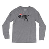 t rex skeleton santa claus Long Sleeve Shirts