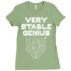 Very Stable Genius Ladies Fitted T-Shirt