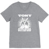 guitar god t shirt personalised guitarists V-Neck Tee
