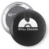 diggin in the crates Pin-back button