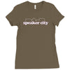 speaker city Ladies Fitted T-Shirt