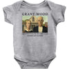 Grant Wood American Gothic Baby Bodysuit