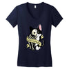 schrodinger cat tattoo Women's V-Neck T-Shirt
