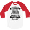Super Cool Stepmom Of A Freaking Awesome Granddaughter 3/4 Sleeve Shirt
