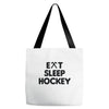 eat sleeo hockey Tote Bags