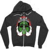 coil head Zipper Hoodie