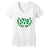 Vegan Power Women's V-Neck T-Shirt