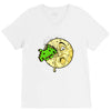 moon invaders V-Neck Tee