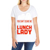 lunch lady Ladies Curvy T-Shirt