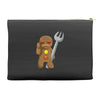 sad gingerbread Accessory Pouches