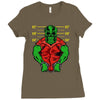 let's get busted Ladies Fitted T-Shirt