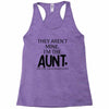 the cool fun and favorite aunt Racerback Tank