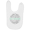 go vegan 3 Baby Bibs
