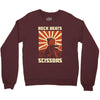 rock beat scissors Crewneck Sweatshirt