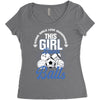 Some Girls Love Diamonds This Girl Loves Balls Women's Triblend Scoop T-shirt