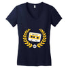 cassette taps Women's V-Neck T-Shirt
