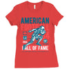 american football Ladies Fitted T-Shirt