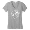 pokercards Women's V-Neck T-Shirt