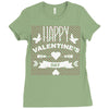 happy valentine's day Ladies Fitted T-Shirt