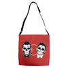 SKULL ON TWO FACE Adjustable Strap Totes