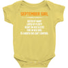 September Girl Hated By Many Baby Onesie