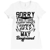 This Girl Is Taken By A Super Sexy May Boyfriend Ladies Fitted T-Shirt