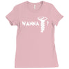 wanna screw Ladies Fitted T-Shirt