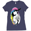 rainbow girl Ladies Fitted T-Shirt