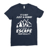 It's Not Just A Hobby It Is My Escape From Reality Ladies Fitted T-Shirt