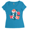 mexico Women's Triblend Scoop T-shirt
