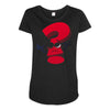 anime funny Maternity Scoop Neck T-shirt