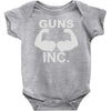 guns inc Baby Onesie